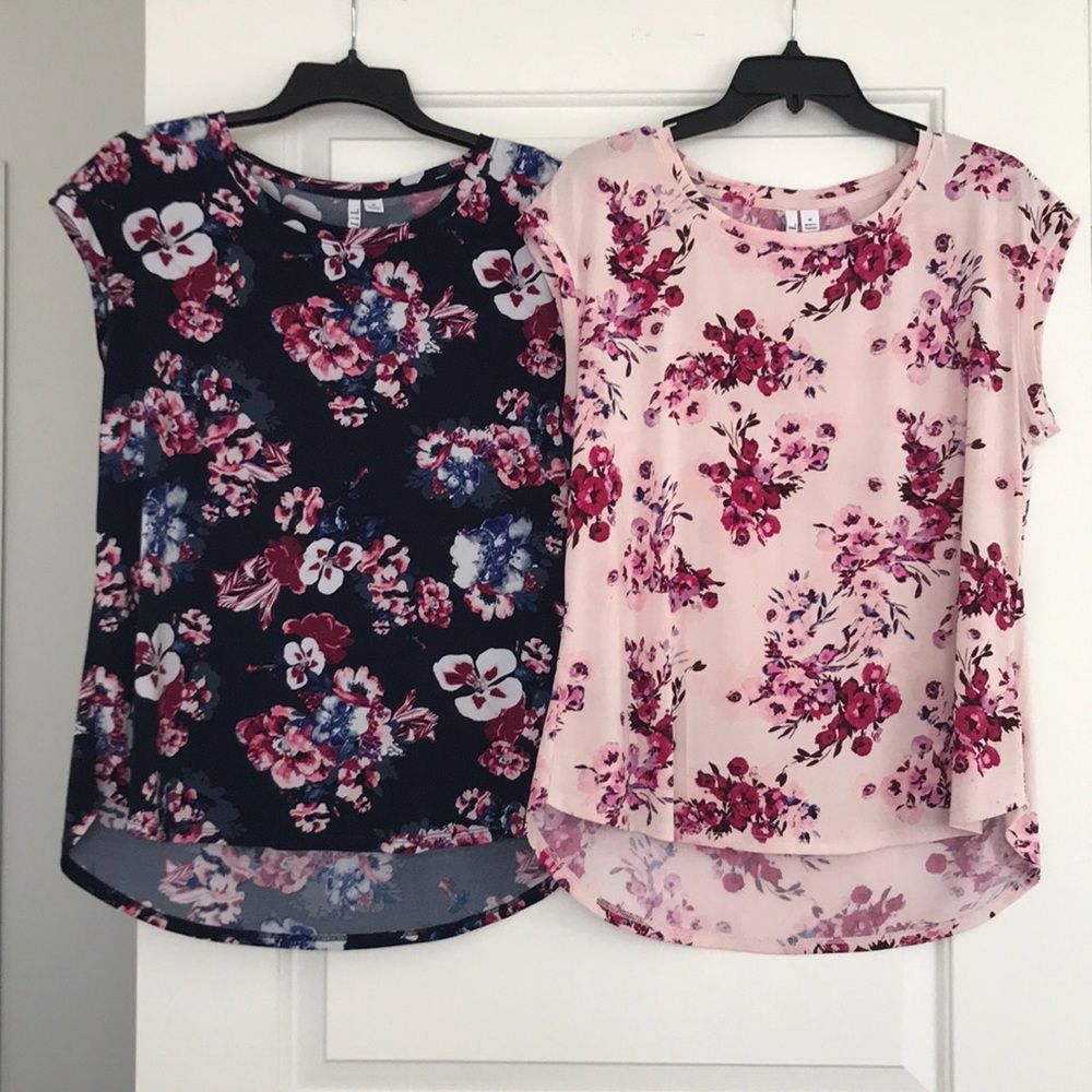 EUC Set of 2 Elle Floral Tops